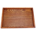 thumbnail image 2 of Bandeja rectangular de madera para servir té, plato para mesa, plato para guardar aperitivos y alimentos para hoteles y hogares (30 x 20 cm), 2 of 15
