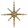 thumbnail image 1 of 43 in. Gold 3 Finish Snowflake, 1 of 1