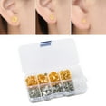 thumbnail image 3 of Aretes Hugo Pendientes de tuerca 4 mm 6 mm 8 mm para mujeres, 3 of 9