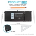 thumbnail image 4 of Batería Emanjor H5CKD de 53 Wh y 15 V para Dell Inspiron 7506 7405, 4 of 7