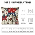 thumbnail image 5 of Independence Day Pillow Covers of July American Flag Throw Pillow Case Patriotic Star America Freedom Decor Cushion Case for Home Couch Sofa Bed, 5 of 5