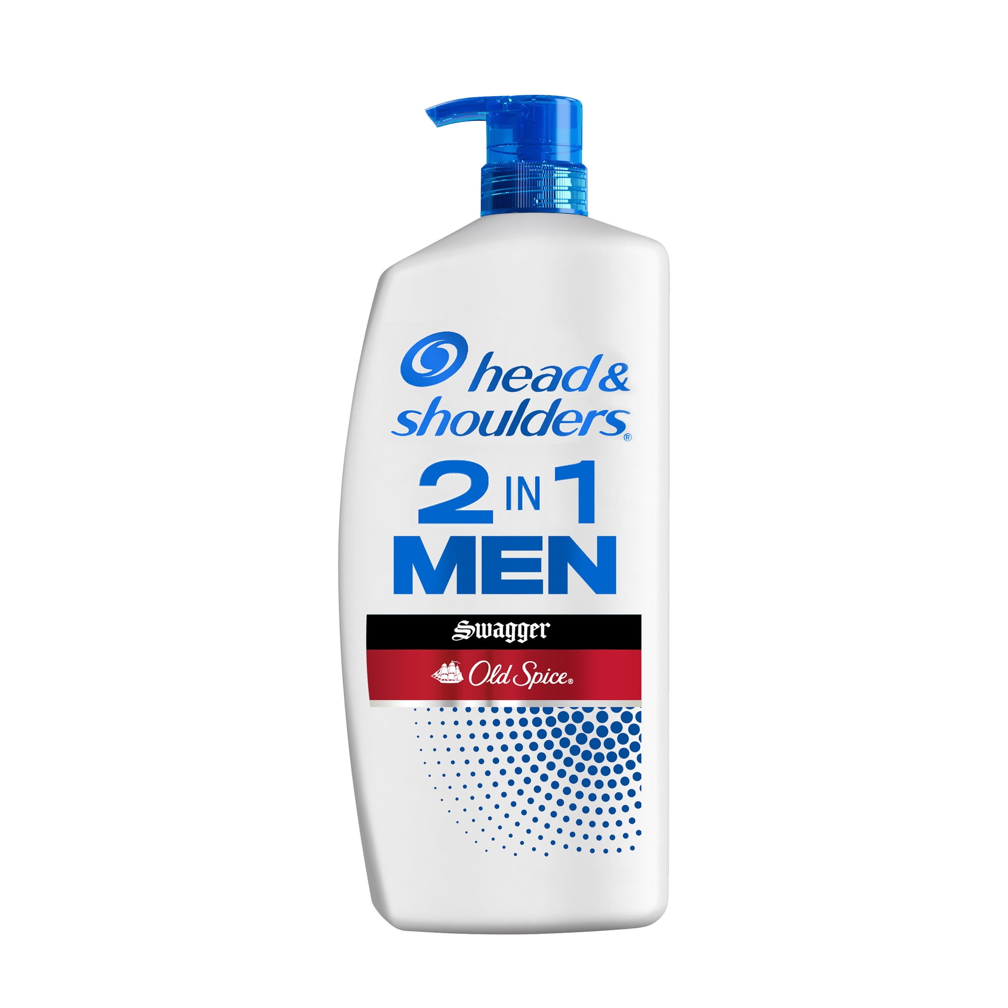 Head and Shoulders Dandruff Mens 2 in 1 Shampoo and Conditioner, Old Spice Swagger, 28.2 fl oz