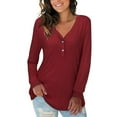 thumbnail image 2 of Womens Summer Tops Long Sleeve Tops with Pocket Compression Women Girl Apparel Silk Tunic Women T Shirt for Loose Fit Girls Size 1 Workout Long Sleeve Top Oversized Flannel Lightweight Womens XXL, 2 of 6