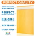 thumbnail image 4 of Yellow Kraft Bubble Mailer Envelopes, 10.5 x 15 Inches. 10 Pack Mail Padded Envelopes Self Seal. Kraft Bubble Mailers. Tear-Resistant Mailing Envelope Padded. Sturdy Paper Mailer, 4 of 9