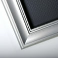 thumbnail image 2 of M&T Displays Fancy Front Loading Snap Picture Frame Poster Size 1.58" Silver Color Profile, Mitered Corner (40x60), 2 of 9