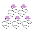 thumbnail image 2 of 5 collares para masticar de silicona de grado alimenticio, colgante para masticar para niños pequeños, color morado mediano, 2 of 14