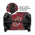 thumbnail image 4 of Kdxio Snake Pattern Luggage Cover for Travel,Elastic and Durable,Fits 18-32 Inch,-No luggage included, 4 of 8