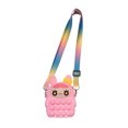 thumbnail image 1 of Push Bubbles Bunny Bag Descompresión Juguete Monedero Crossbody Bolsas (Rosa) Likrtyny juguetes de los niños, 1 of 6
