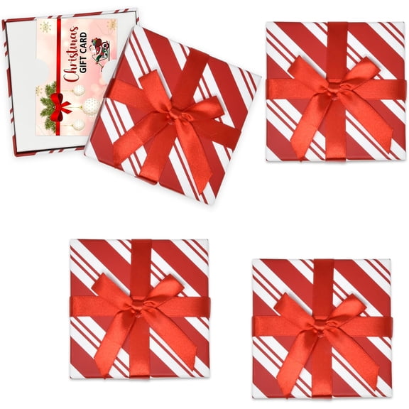 Gift Boutique - Christmas Card Gift Box Holder with Bows