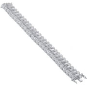 Arista 2.00 ct Diamond Link Fashion Bracelet in Silver Tone over Brass, 7.5 (I-J,I2-I3)