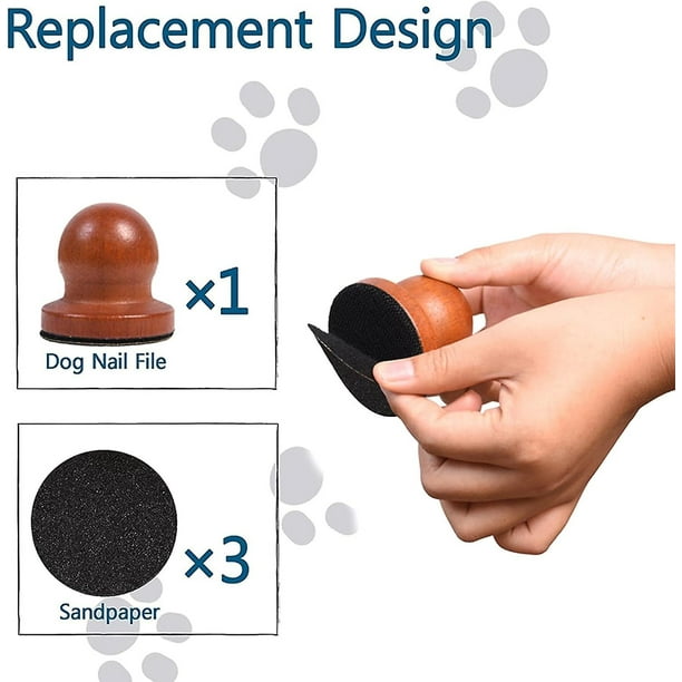 Dog Nail File Dog Nail File Scraper With 3pcs Replaceable Sandpaper Dog Nail Trimmers No Pressure Dog Nail File Set Walmart