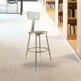 thumbnail image 3 of STOOL STEEL ADJUSTABLE HEIGHT W/BACKREST 19-27H, 3 of 11