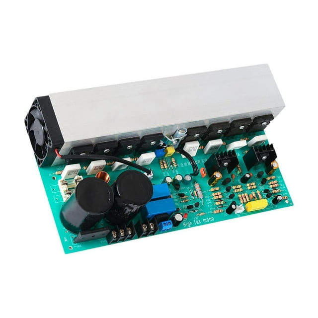 yingyy for Amplifier Board 800W 2SA1943/2SC5200 Mono with Temperature Control 1 Channel Right condenser Left condenser