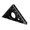 Black, variant on Mosiee Aluminum Alloy Triangle Ruler 45 Degree for Straight Edge Marking In Woodwork Red