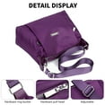 thumbnail image 7 of KXF Shoulder Bag for Women - Lightweight Oxford Multi-Pocket Crossboby Purse Bags Zipper Handbag with Adjustable Strap, 7 of 7