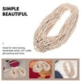 thumbnail image 4 of OUNONA Thin Craft String Hand Woven Polyester Cotton Beige 1Set for DIY Projects, 4 of 8