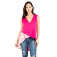 thumbnail image 1 of Maxi blusa bicolor con abertura en la espalda, 1 of 5