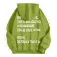 thumbnail image 6 of Women's Word Graphic Vintage Hoodie Long Sleeve Sweatshirt, 6 of 6