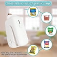 thumbnail image 3 of Zshan Mini Sealer 2 in 1 Portable Bag Sealer Bag Sealer Plastic Bag Sealer with Cutter Sealing Machine Portable Heat Sealer for Food and Snack Storage (White), 3 of 5