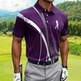 thumbnail image 5 of Zysthvn Summer Shirts for Men Casual Polo Summer Golf Mens T Shirts Athletic Short Sleeve Printed Turn Down Collar Tops, 5 of 5