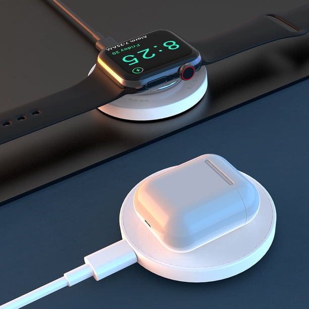 Soporte de carga para teléfono móvil de 15 W Rotación de 180 grados para iPhone/iWatch/Airpods Barbie Nuevos Originales