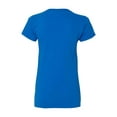 thumbnail image 3 of Gildan - Heavy Cotton Womenâ€™s V-Neck T-Shirt - 5V00L - Royal - Size: M, 3 of 3