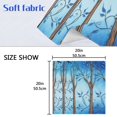 thumbnail image 6 of Iauyy Satin Napkins Set of 4- Trees- Blue DIY Printing Decoration Cloth Napkin- Easy Care for Home/Party, 6 of 8