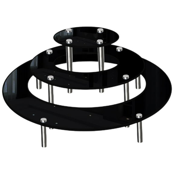 Raindrops  3 Pcs Cake Pop Display Stand Versatile Dessert Pedestal