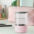 thumbnail image 6 of Automatic Makeup Brush Cleaner, USB-Powered PP Material Washer with Drying Function, Suitable for Various Sizes of Beauty Brushes, Essential Cosmetic Tool for Makeup Lovers, Pink, 1pc, 6 of 7