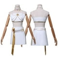thumbnail image 6 of kp0p Demon Costumes Hunters - Huntrix Mira Zoey Rumi White Outfit Full Set, Women Cosplay Suits, Demon Hunters Fancy Dress Costume - White, XXL, 6 of 7