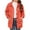 Red, variant on jsaierl Women's Wool Blend Color Block Button Down Solid Long Sleeve Oversized Shacket Jacket Coat