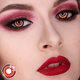 thumbnail image 4 of UYAAI 1 par de lentes de contacto para cosplay Makima Gojo Power, accesorios de anime, lentes de anime, lentes de Halloween, gotas para los ojos en oferta, 4 of 5