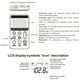 thumbnail image 3 of Radio HanRongDa HanRongDa HRD-103 Radio FM FM de 2 Bandas Receptor Estéreo Radio de Bolsillo Portátil con Auriculares Pantalla LCD Cordón de la Batería Recargable HanRongDa Radio, 3 of 6