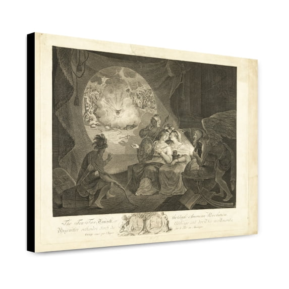 Canvas Print: The Tea-Tax-Tempest, Or The Anglo-American Revolution, 1778
