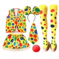 thumbnail image 2 of LIIPEE Kids Halloween Costumes Boys Girls Unisex Clown Fancy Dress Up Clothes Party Outfits,One Size, 2 of 4