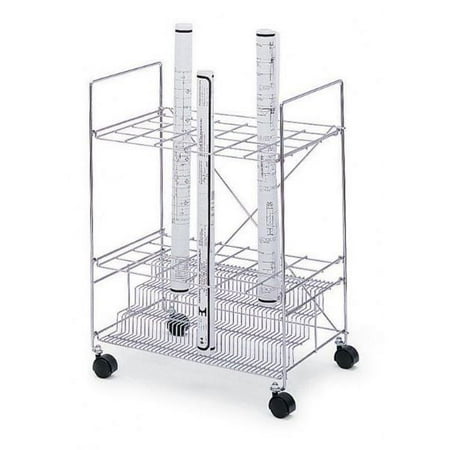 Safco Chrome Wire Roll Files