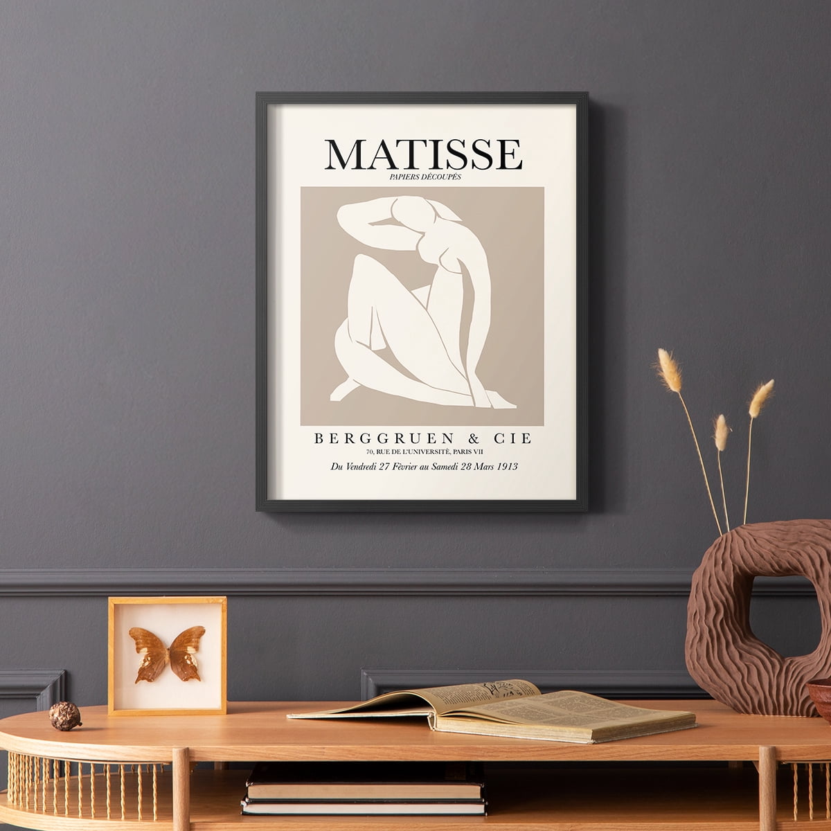 Matisse XCV Framed Print - Solid Wood