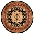 thumbnail image 3 of SAFAVIEH Lyndhurst Miranda Floral Area Rug, Black/Red, 9' x 12', 3 of 4