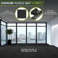 thumbnail image 2 of Interlocking Foam Floor Mats, Non-Slip Puzzle Exercise Tiles for Gym, Playroom, Home Workout, Black, 2 of 5