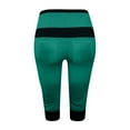 thumbnail image 4 of JIUKE Womens Capri Pants Plus Size Drawstring Stretchy Joggers Athletic Color Block Sweatpants with Pockets, 4 of 4
