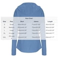 thumbnail image 3 of RRJ Women's Summer Hooded Zip Up Jacket Casual Pullover Tops Solid Trendy Lightweight Shacket for Workout Fitness Daily Wear, Navy M, 3 of 6