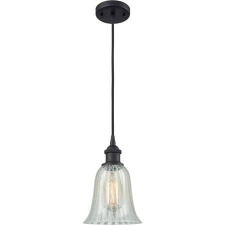 

Matte Black Tone Mini Pendants 6 Wide Mouchette Glass Steel/Cast Brass/Glass Medium Base LED 1 Light Fixture