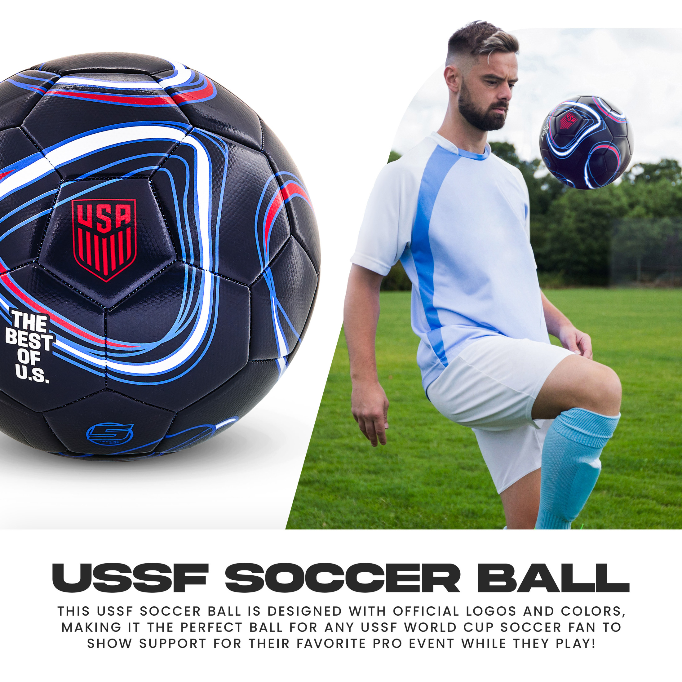 Franklin Sports USSF Regulation Soccer Ball Size 5 photo 3