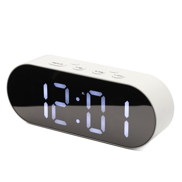 Methold Despertador de moda del aspecto LED para la cabecera con métodos de la fuente de alimentación Cables de audio/vídeo