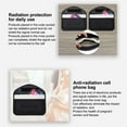 thumbnail image 4 of Signal Blocking Bag Anti-tracking Storage Protection Phone Blocker Wallet Reusable Smartphone Protector Shielding Pouch Orange, 4 of 6