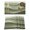 Green, variant on Blue Striped Placemats Set of 4, Modern Abstract Art Wave Moire Gradient Placemats for Dining Table, Place Mats for Kitchen Tabletop, Waterproof Wipeable Dining Table Mats Set
