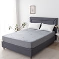 thumbnail image 1 of Comfy Bamboo World Charcoal Waterproof Mattress Protector, Hypoallergenic Cover, Queen Size Bed, 1 of 5