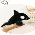 thumbnail image 5 of LGHDIWN Plush Toy - Large Orca Stuffed Animal, 8.66" Huggable Killer Whale Plush Toy Realistic Soft Ocean Animal Plushies Birthday Gifts for Boys Girls, Home Decor & Gifts, 5 of 9
