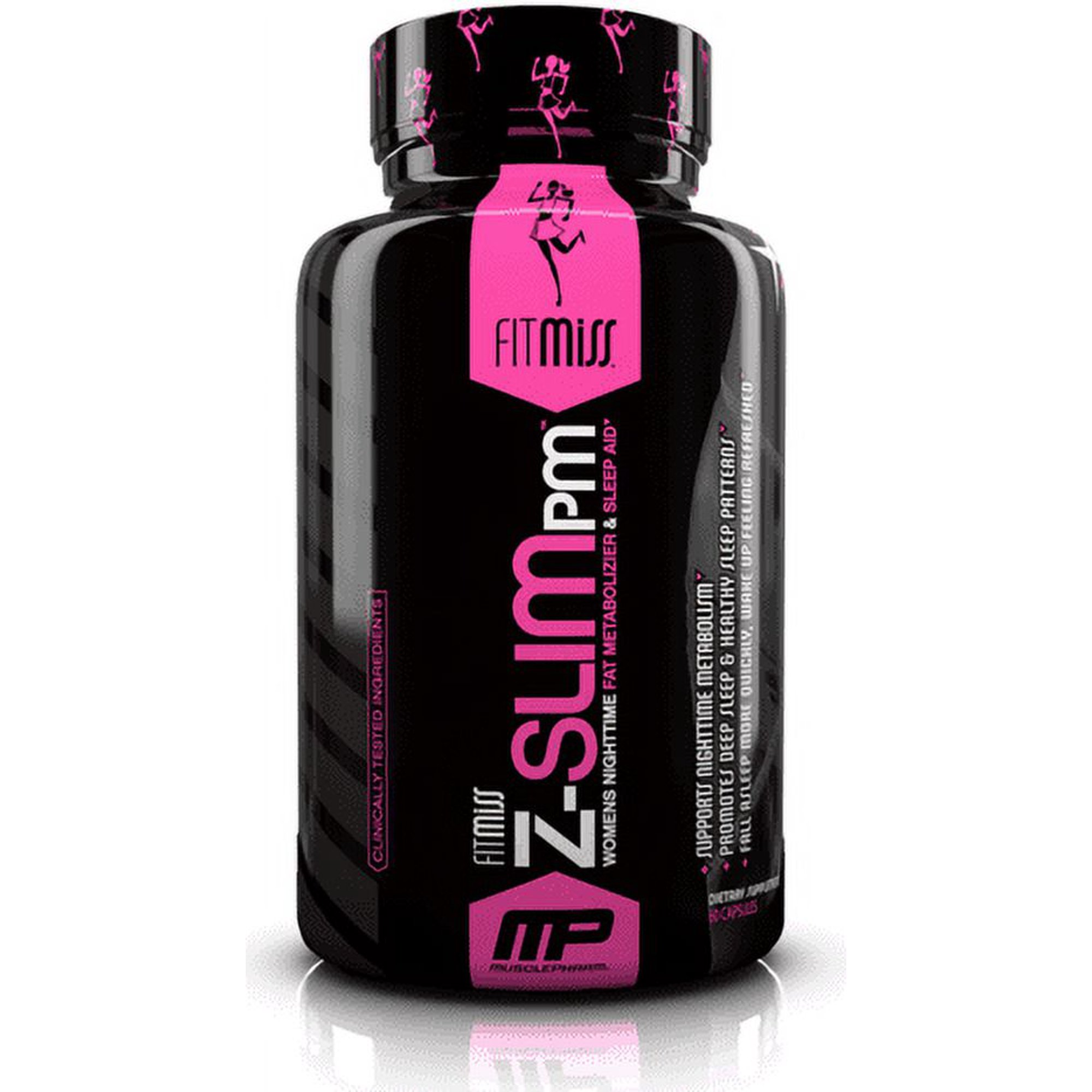 MusclePharm FitMiss ZSlim PM Metabolism Booster Dietary Supplement, 60 Ct