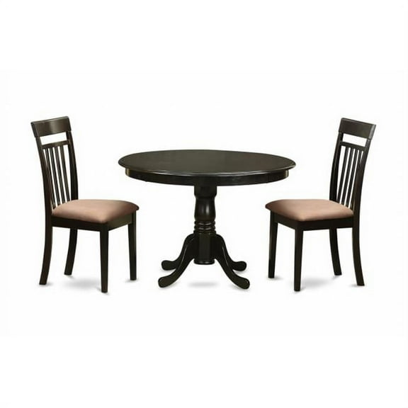 3 Piece Kitchen Nook Dining Set-Dining Table and 2 Dinette Chairs